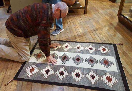 Navajo Crystal Rug Exhibit